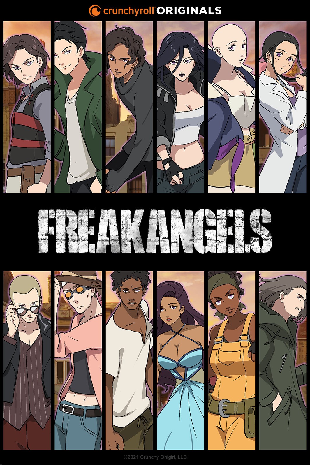 Imagem promocional de FreakAngels, fornecida pela Crunchyroll
